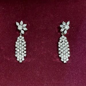 COPY - Jackie Kennedy Flower Drop Earrings
